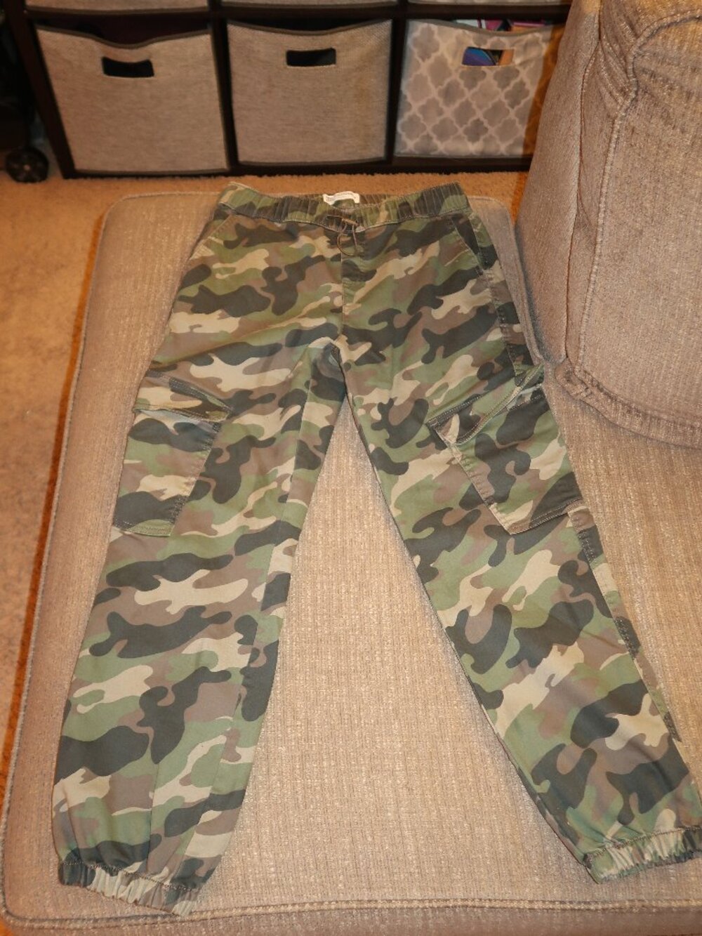 Camo Drawstring Joggers